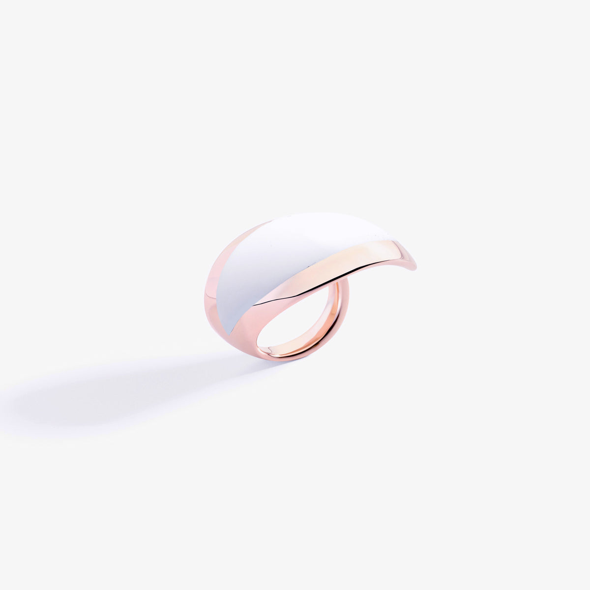 STONE AND GOLD LOUNGE RING