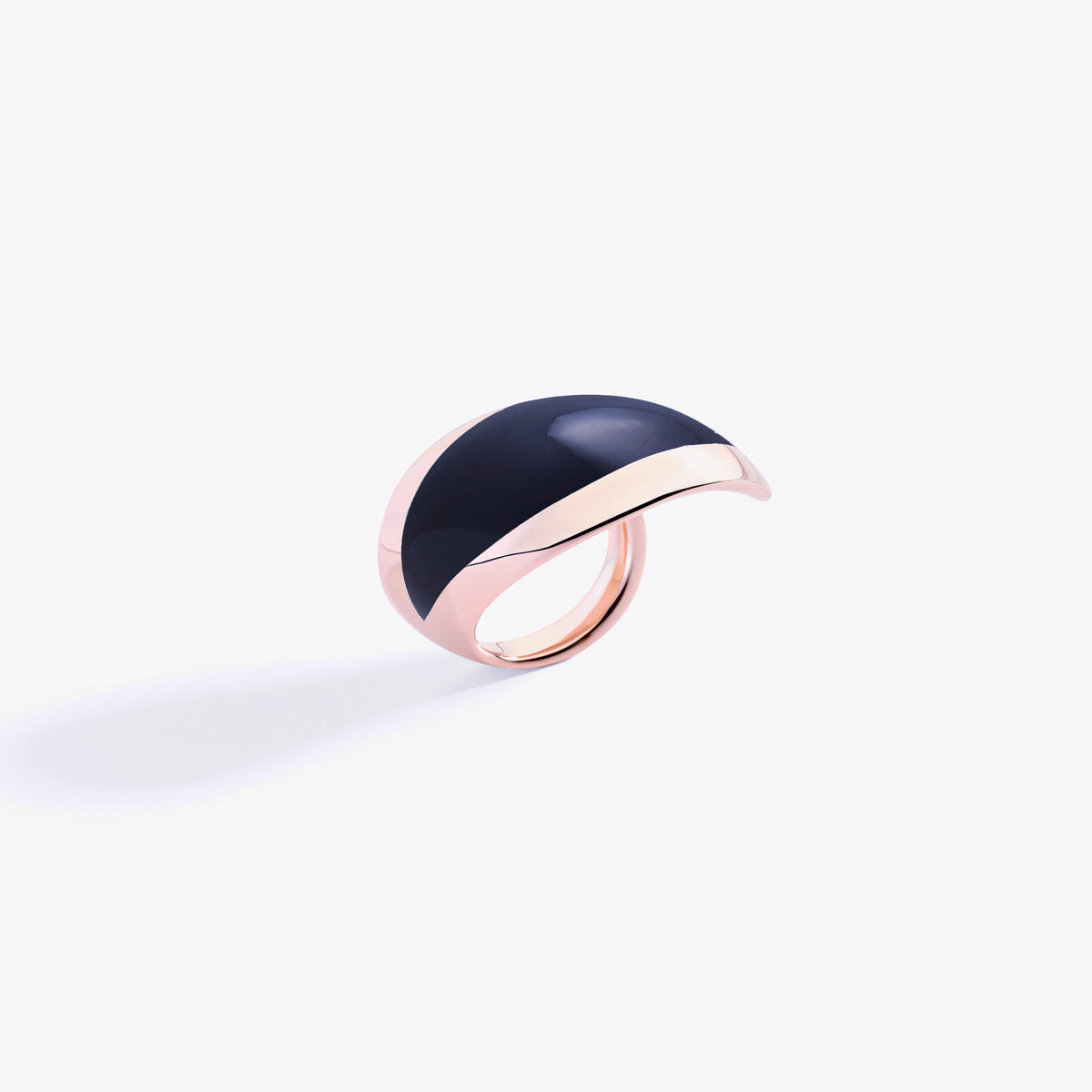 STONE AND GOLD LOUNGE RING