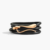 BRACCIALE ELIKA IN PELLE CON ORO