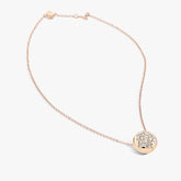 Glamorous Necklace with Large Pavé Ball