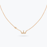 PRINCESS PAVE DIAMOND NECKLACE