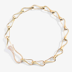 CATENA ELIKA MAGLIE GRANDI CON PAVE CATENA ELIKA MAGLIE GRANDI CON PAVE
