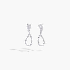 ELIKA SMALL PAVÉ EARRINGS ELIKA SMALL PAVÉ EARRINGS