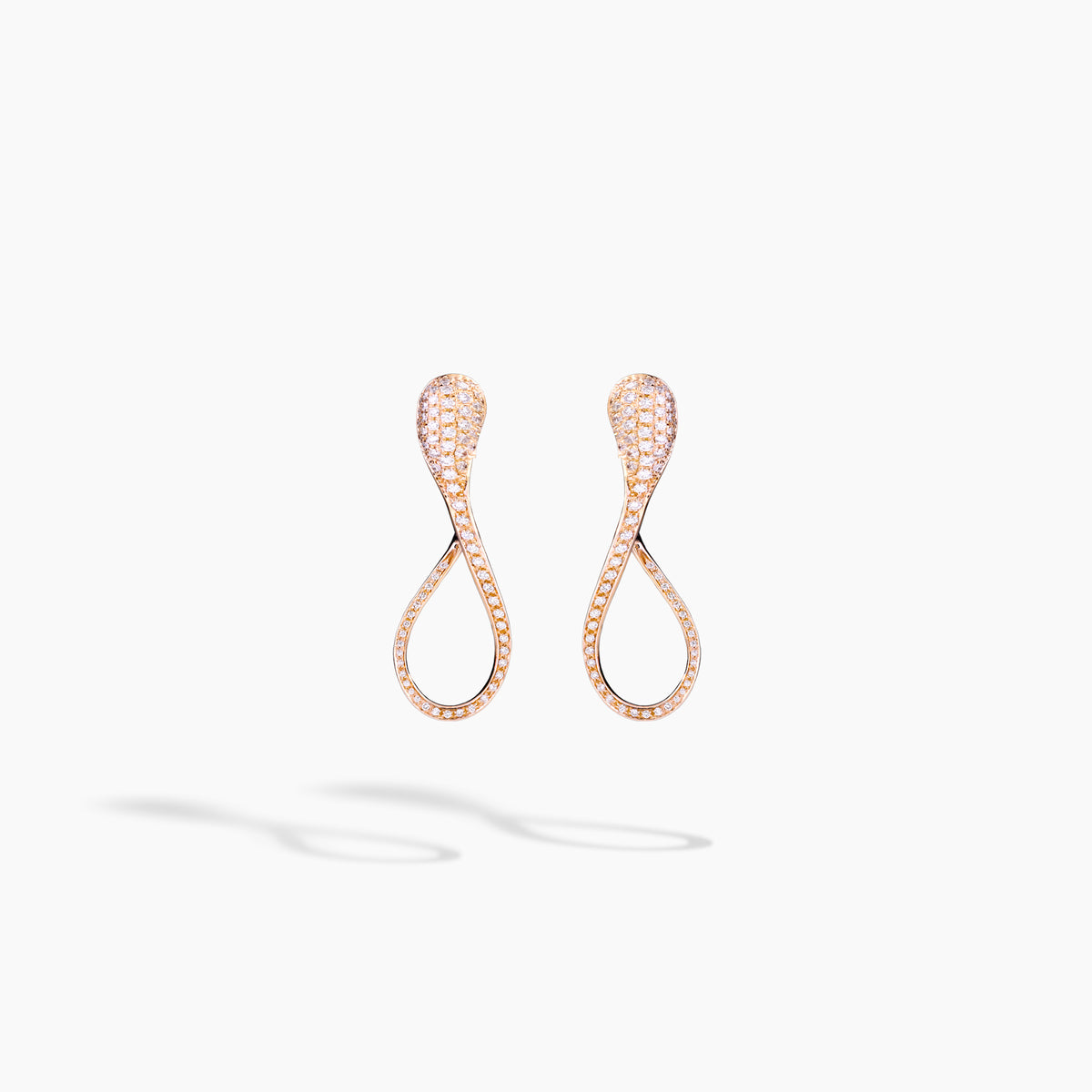 ELIKA SMALL PAVÉ EARRINGS
