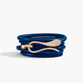 BRACCIALE ELIKA IN PELLE CON PAVE