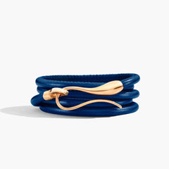 BRACCIALE ELIKA IN PELLE CON ORO BRACCIALE ELIKA IN PELLE CON ORO