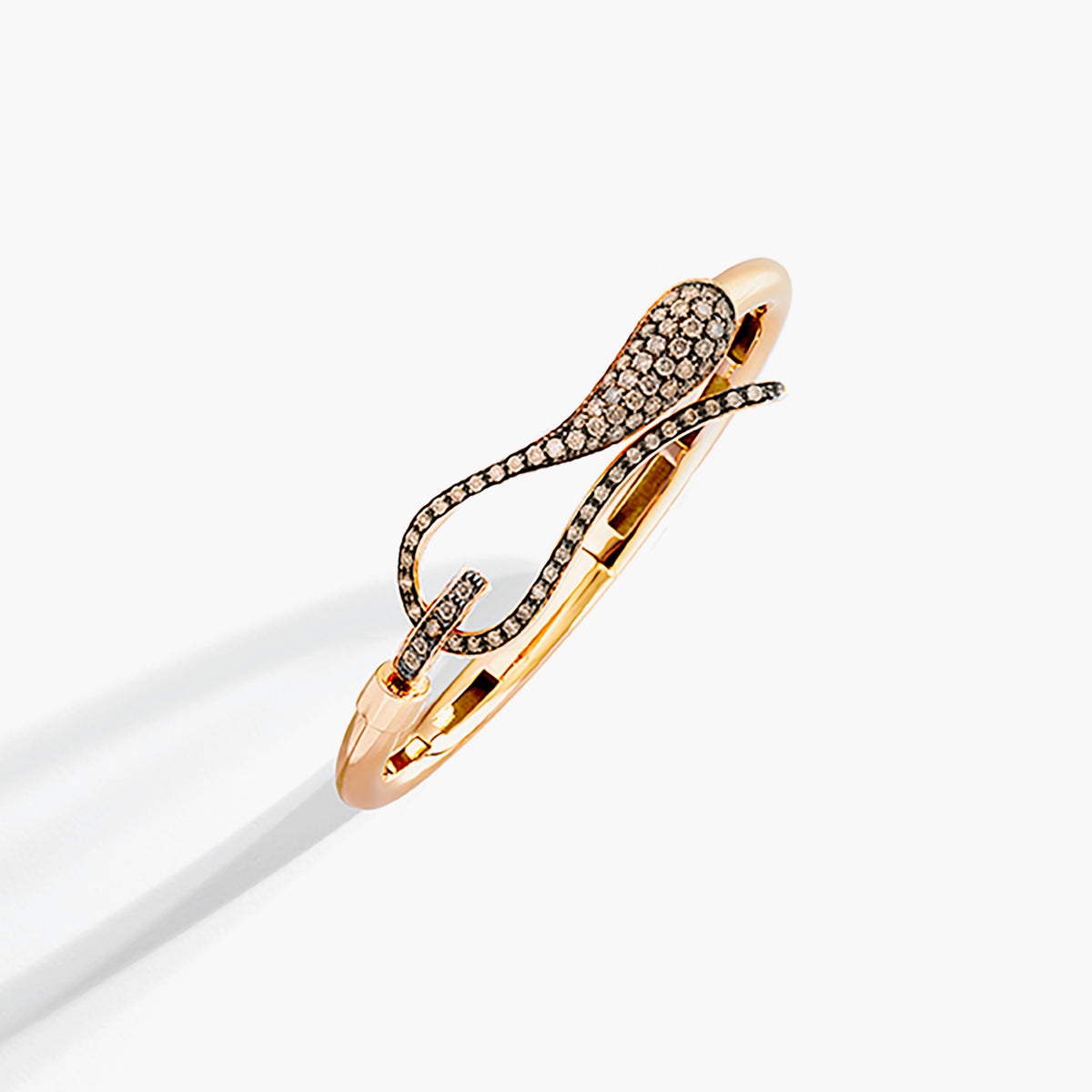 ELIKA RIGID BRACELET WITH PAVÉ