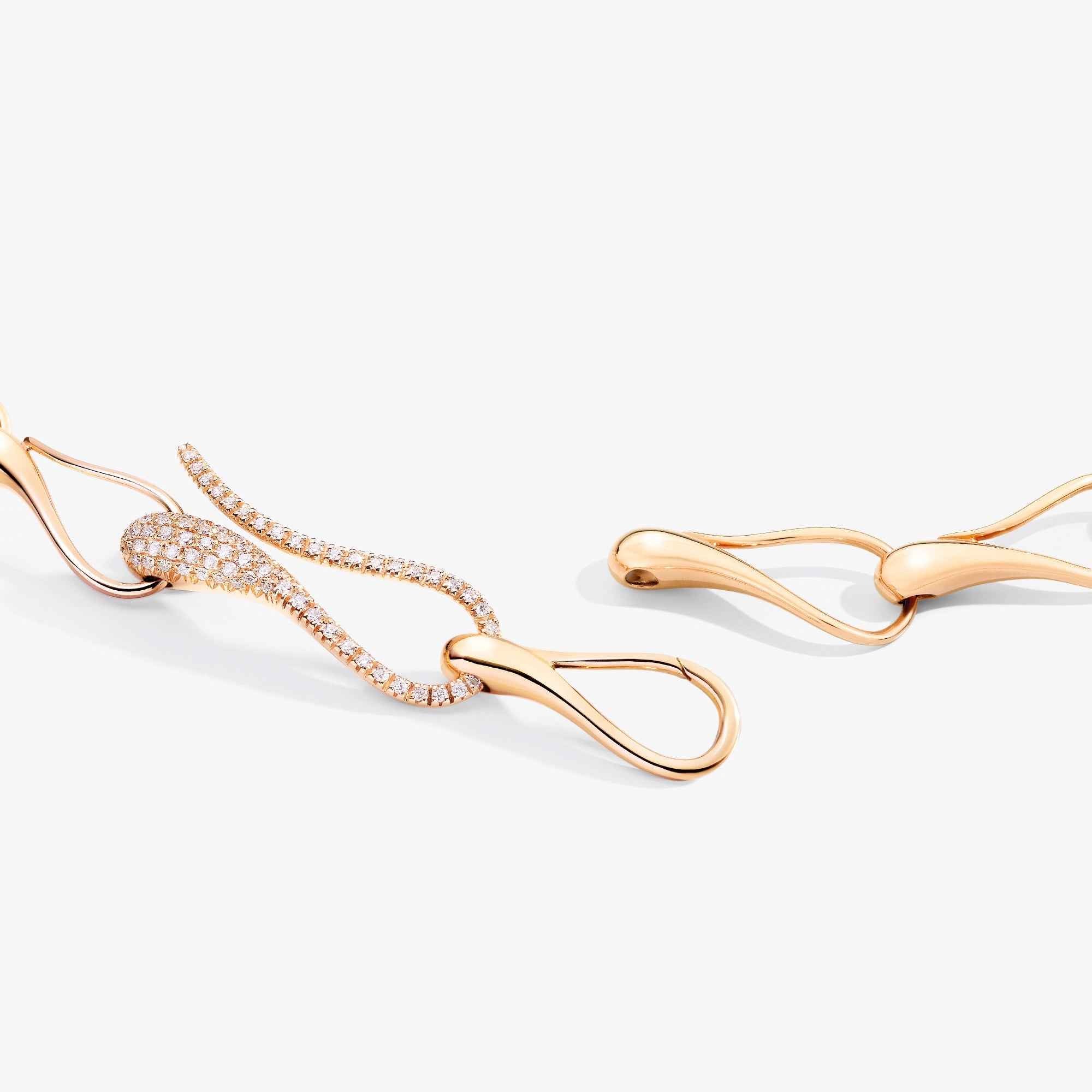 BRACCIALE ELIKA MAGLIE GRANDI CON PAVE' BRACCIALE ELIKA MAGLIE GRANDI CON PAVE'