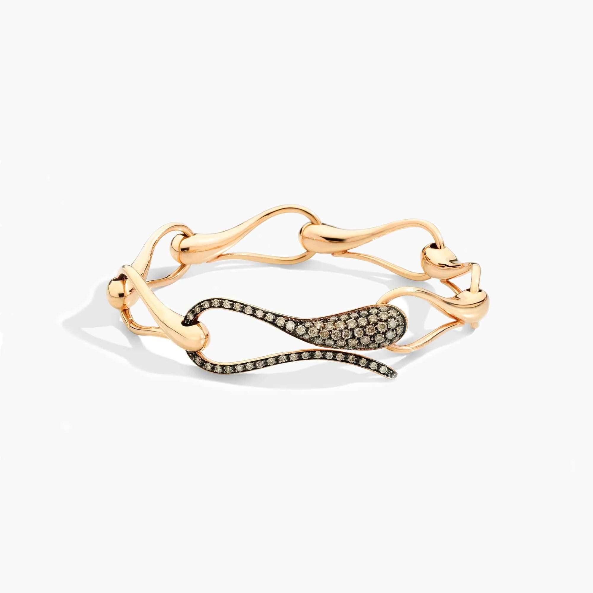 BRACCIALE ELIKA MAGLIE GRANDI CON PAVE' BRACCIALE ELIKA MAGLIE GRANDI CON PAVE'