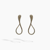 ORECCHINI ELIKA MEDI CON PAVÉ