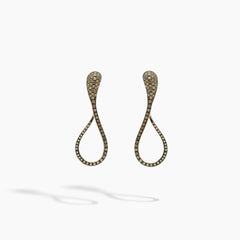 ELIKA MEDIUM PAVÉ EARRINGS ELIKA MEDIUM PAVÉ EARRINGS