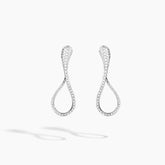 ORECCHINI ELIKA MEDI CON PAVÉ