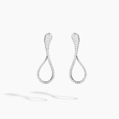 ELIKA MEDIUM PAVÉ EARRINGS ELIKA MEDIUM PAVÉ EARRINGS