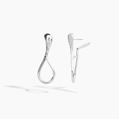 ELIKA MEDIUM PAVÉ EARRINGS ELIKA MEDIUM PAVÉ EARRINGS