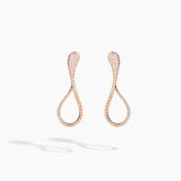 ORECCHINI ELIKA MEDI CON PAVÉ