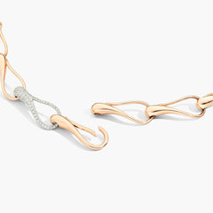 BRACCIALE ELIKA MAGLIE GRANDI  1 PAVE' BRACCIALE ELIKA MAGLIE GRANDI  1 PAVE'
