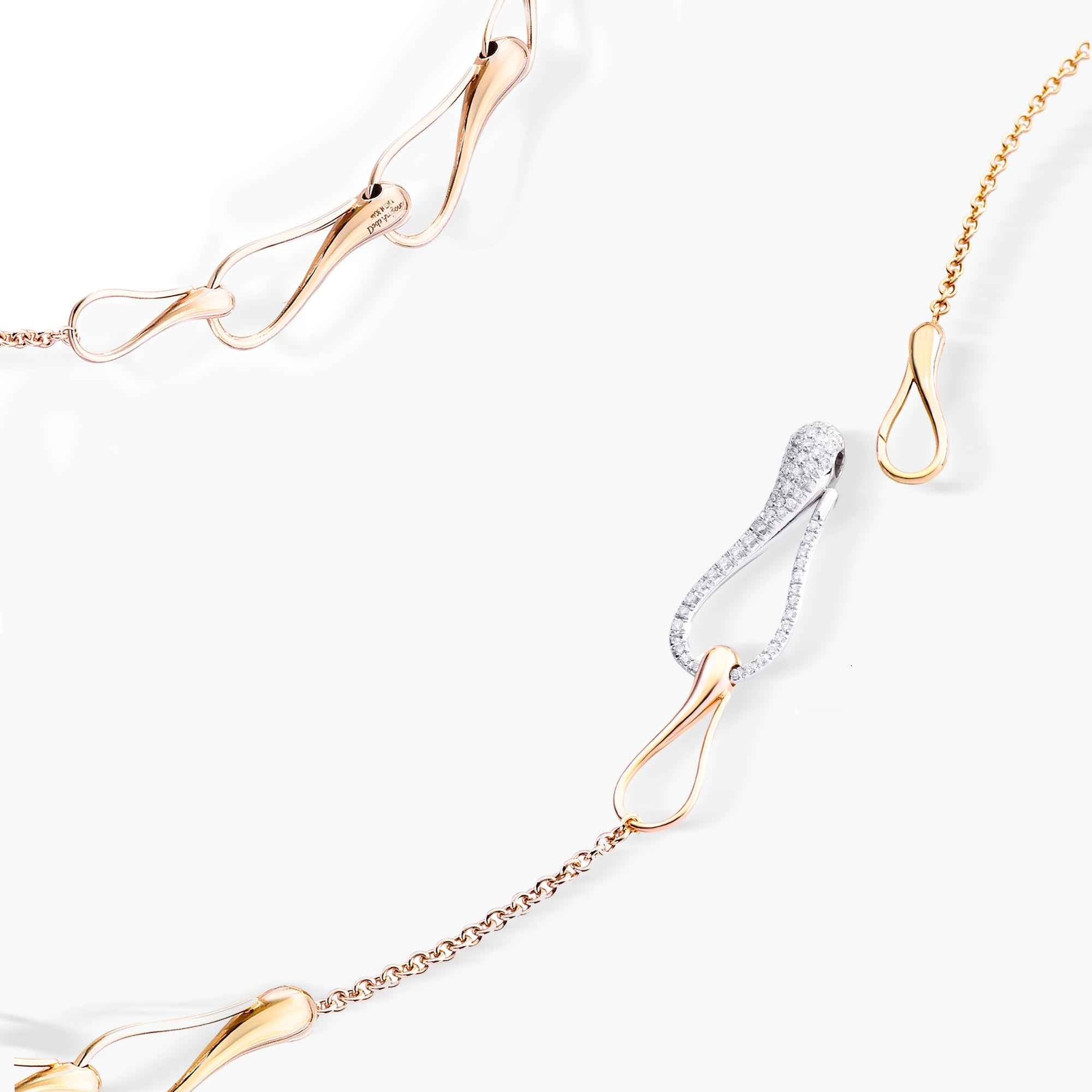 COLLANA ELIKA SAUTOIR CON PAVÉ COLLANA ELIKA SAUTOIR CON PAVÉ