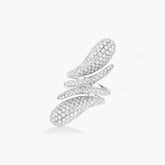 ANELLO ELIKA DOPPIO PAVE DI DIAMANTI