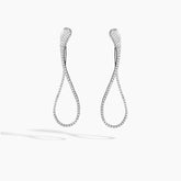 ORECCHINI ELIKA LUNGHI CON PAVÉ