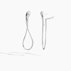 ELIKA LONG PAVÉ EARRINGS ELIKA LONG PAVÉ EARRINGS