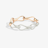 BRACCIALE ELIKA MAGLIE GRANDI 3 PAVÈ