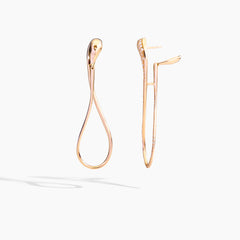 ELIKA LONG PAVÉ EARRINGS ELIKA LONG PAVÉ EARRINGS