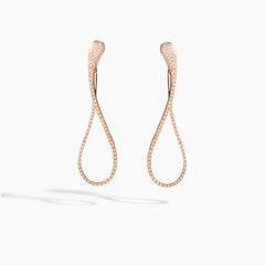 ELIKA LONG PAVÉ EARRINGS ELIKA LONG PAVÉ EARRINGS