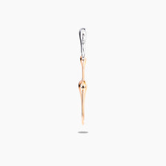 ELIKA CHAIN EARRINGS WITH PAVE' ELIKA CHAIN EARRINGS WITH PAVE'