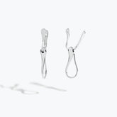 ELIKA 2-MODULE EARRINGS WITH PAVÉ