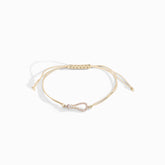 BRACCIALE ELIKCA MINI ONE PAVE CORDINO
