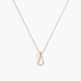 COLLANA ELIKA MINI ONE PAVÉ DIAMANTI