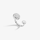 ANELLO GLAMOUR BOULE GRANDE PAVE'