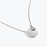 HAPPY FROG NECKLACE WITH COLORED NUGGET