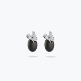 ASYMMETRIC HAPPY FROG EARRINGS