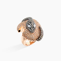 MALAFEMMINA LARGE FULL PAVE RING MALAFEMMINA LARGE FULL PAVE RING
