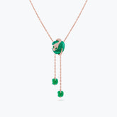 SMALL DEMI PAVE' MALAFEMMINA NECKLACE