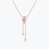 SMALL DEMI PAVE' MALAFEMMINA NECKLACE