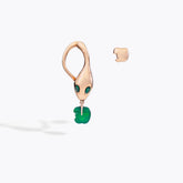 ORECCHINI MALAFEMMINA CORTI IN ORO