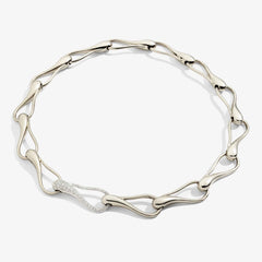 CHOKER ELIKA MAGLIE GRANDI CON 1 PAVÉ CHOKER ELIKA MAGLIE GRANDI CON 1 PAVÉ