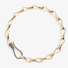 CATENA ELIKA MAGLIE GRANDI CON PAVE CATENA ELIKA MAGLIE GRANDI CON PAVE