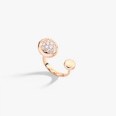 ANELLO GLAMOUR BOULE GRANDE PAVE'