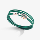BRACCIALE HAPPY FROG IN PELLE