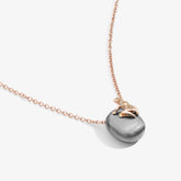 HAPPY FROG NECKLACE WITH COLORED NUGGET