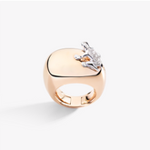 HAPPY FROG RING IN POLISHED GOLD