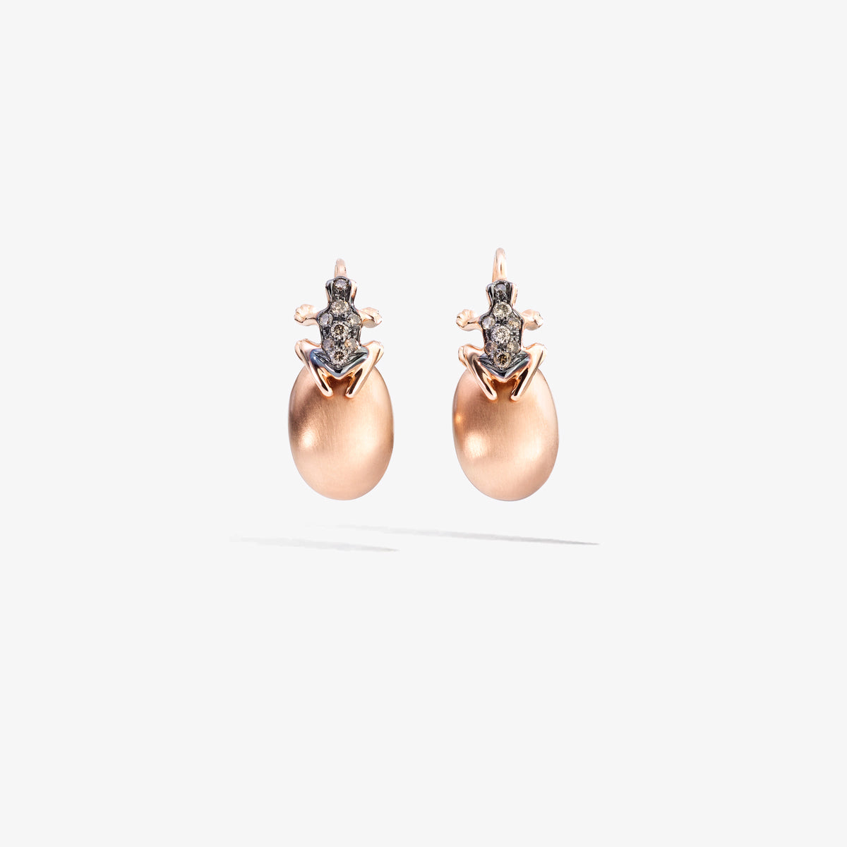 HAPPY FROG GOLD SMALL NUGGET EARRINGS