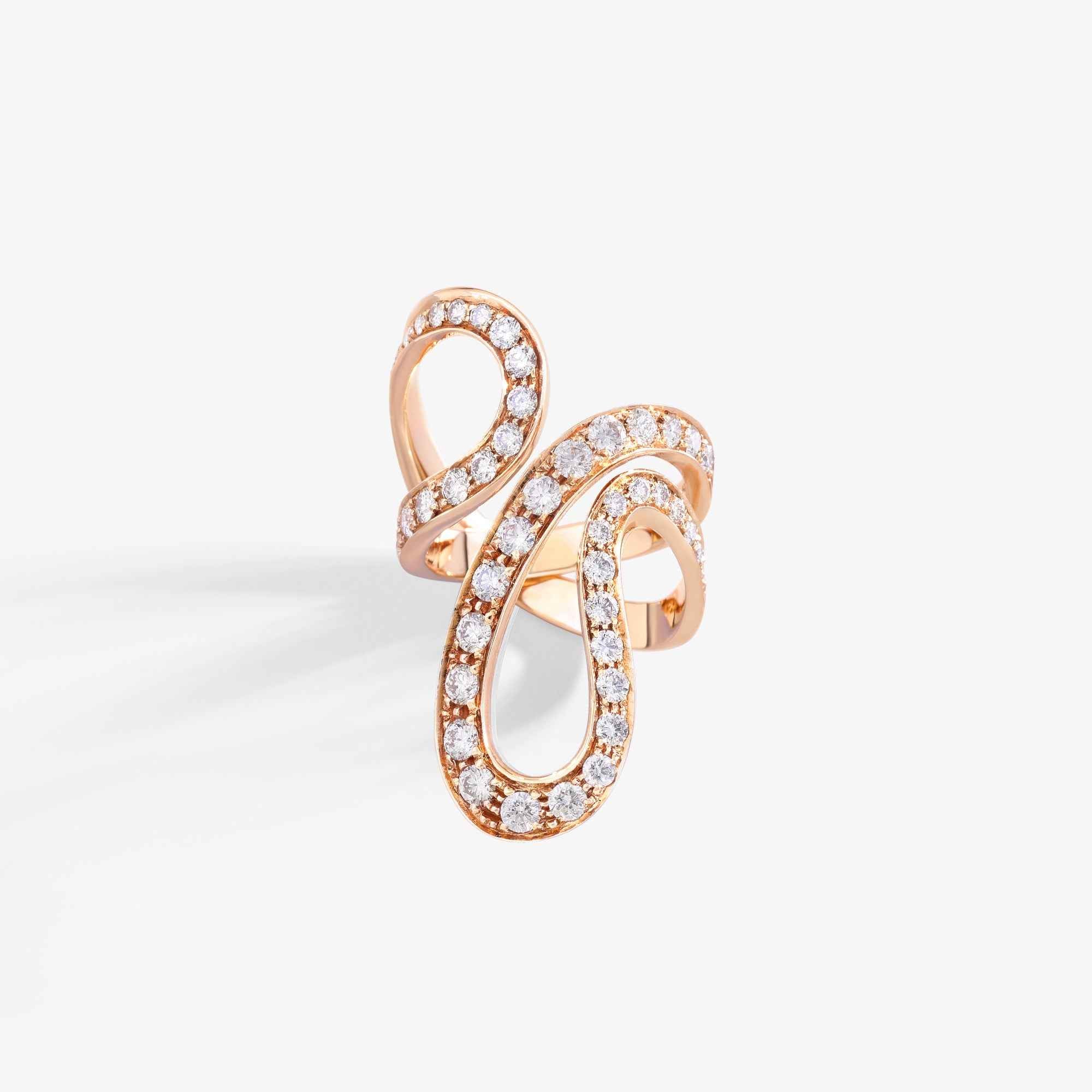 ANELLO IVY LUNGO CON DIAMANTI ANELLO IVY LUNGO CON DIAMANTI
