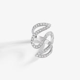 IVY DOUBLE RING WITH DIAMONDS