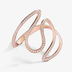 BRACCIALE IVY DOPPIO CON DIAMANTI BRACCIALE IVY DOPPIO CON DIAMANTI