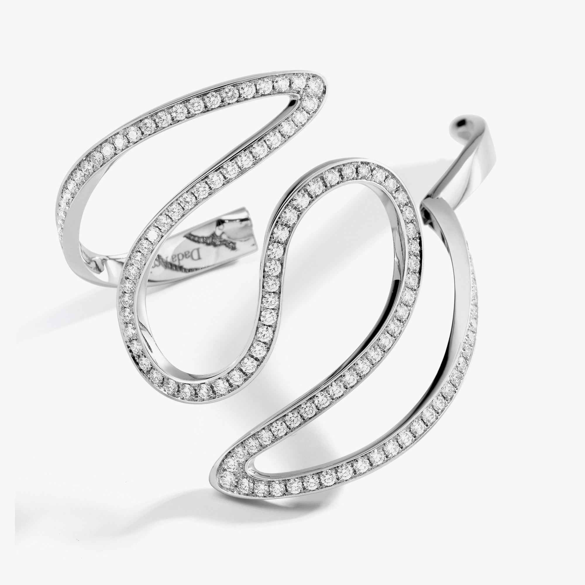 BRACCIALE IVY DOPPIO CON DIAMANTI BRACCIALE IVY DOPPIO CON DIAMANTI