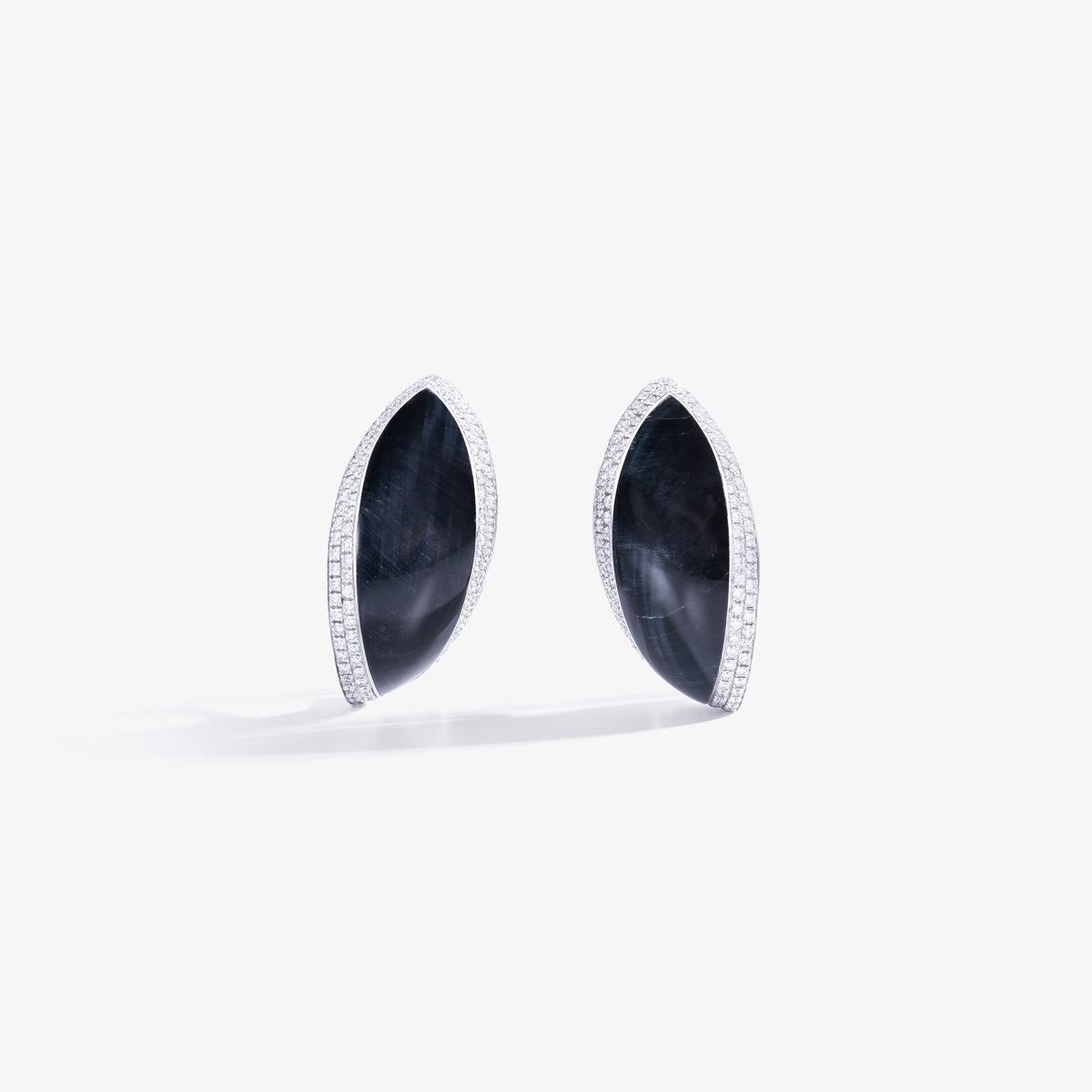 STONE AND DIAMOND LOUNGE EARRINGS